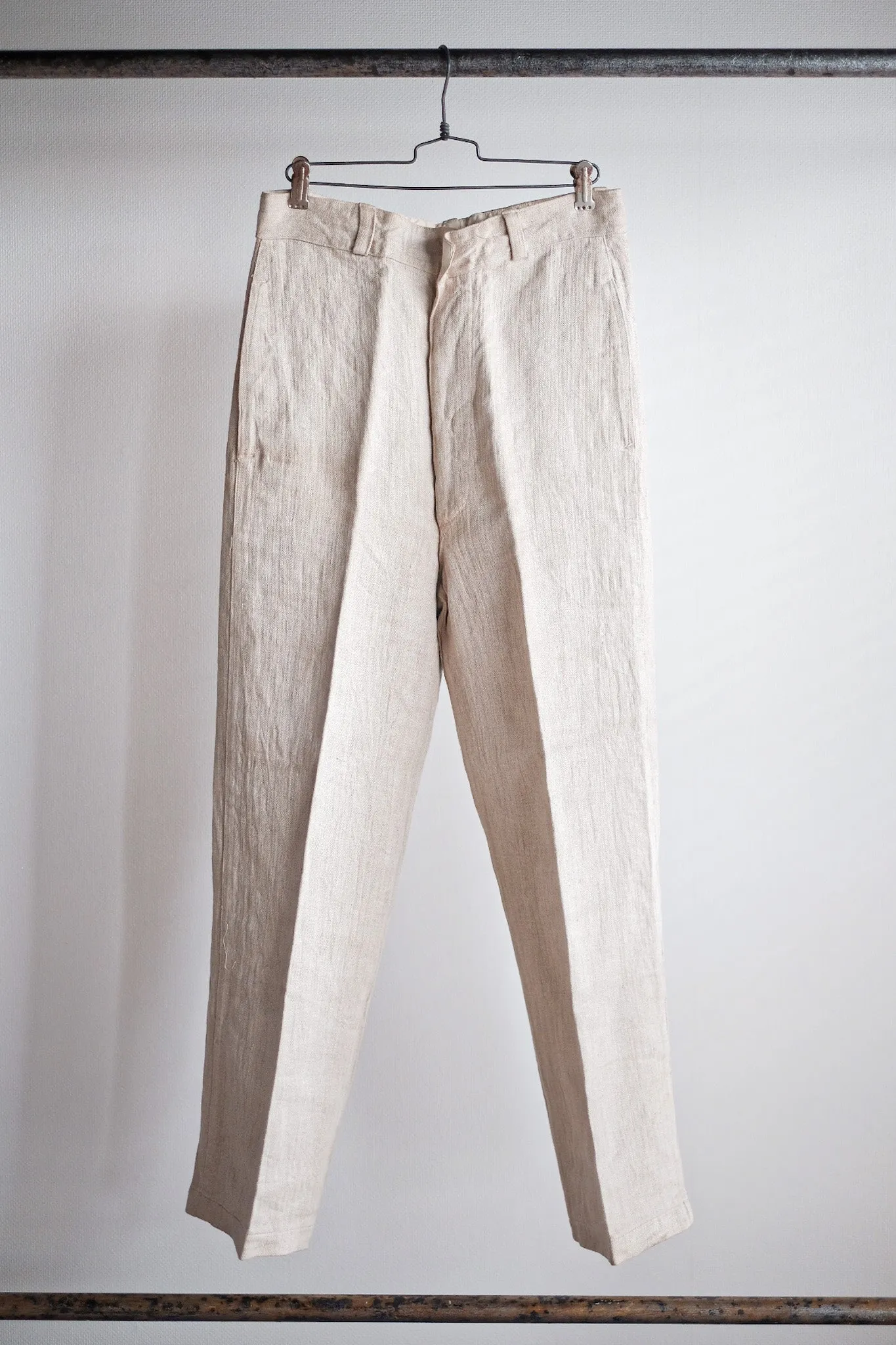 [~ 40's] pantalon allemand en lin vintage hbt