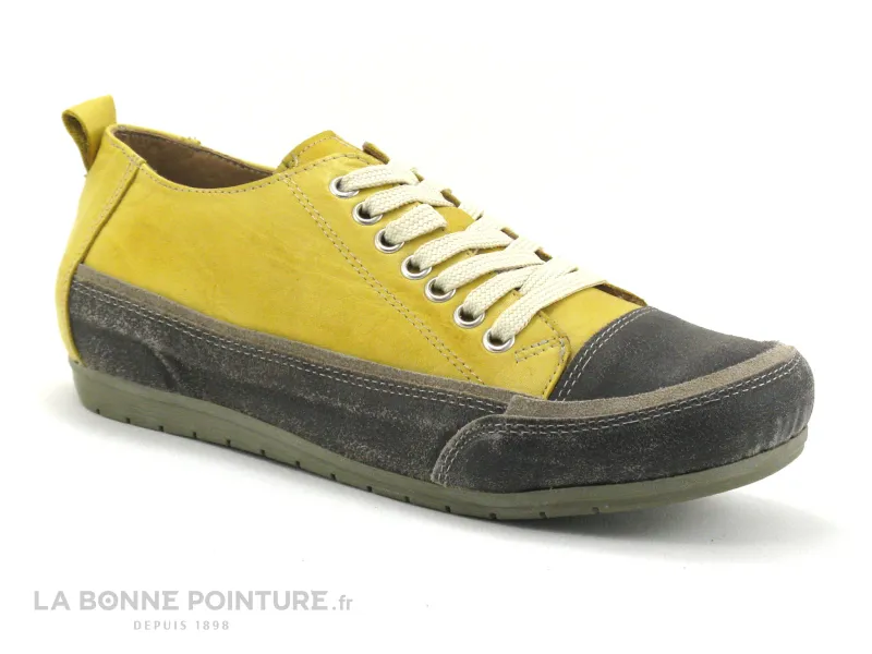 Achat chaussures Andrea Conti Femme Basket, vente Andrea Conti 0343672 123 - Jaune - Basket ville Femme