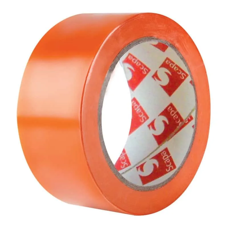 Adhésif pvc orange 72 mm BARNIER x 24