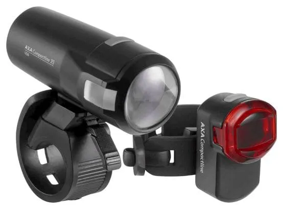 AXA kit d'éclairage Compactline usb 35 lux noir