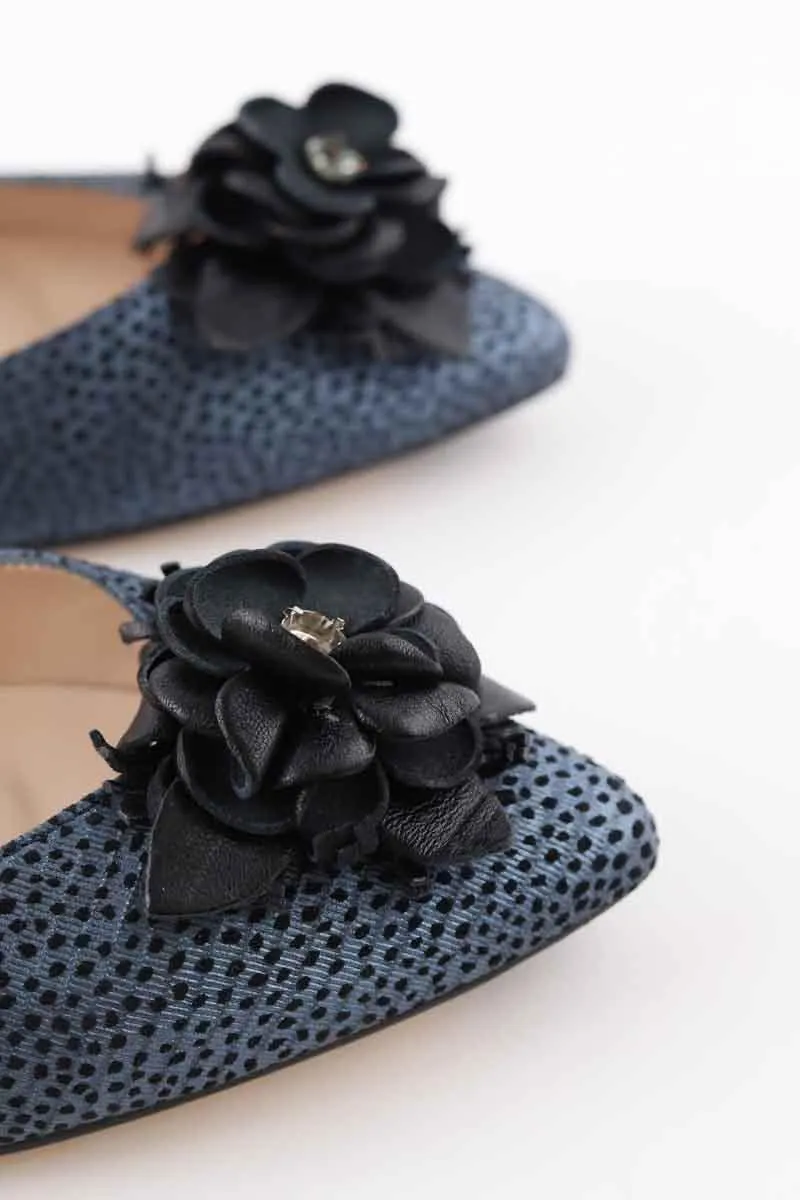 Ballerines en cuir  LK Bennett Poppie bleu. Matière principale cuir. Taille 36.