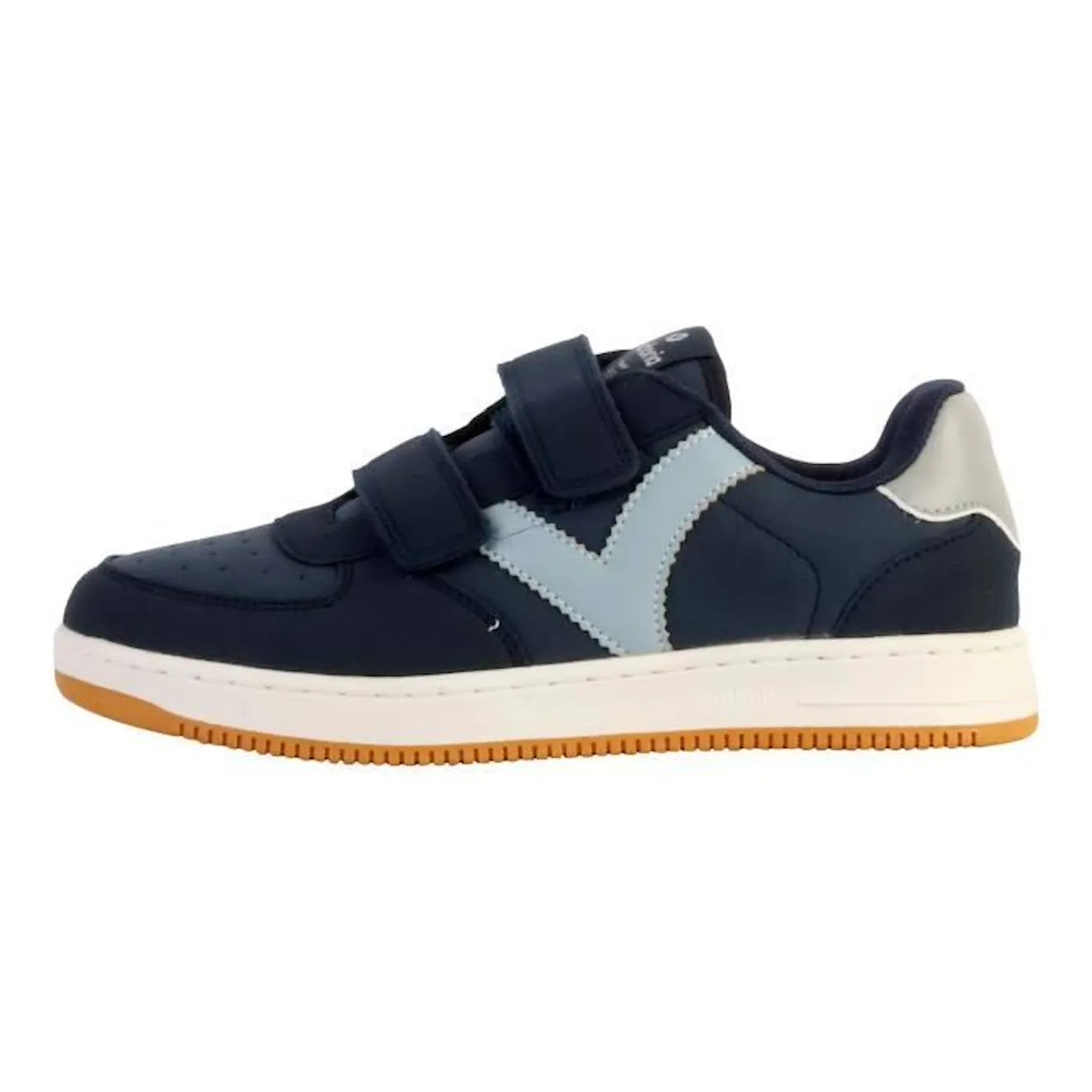 Basket Basse - VICTORIA - Enfant - Scratch - Marine bleu - Victoria
