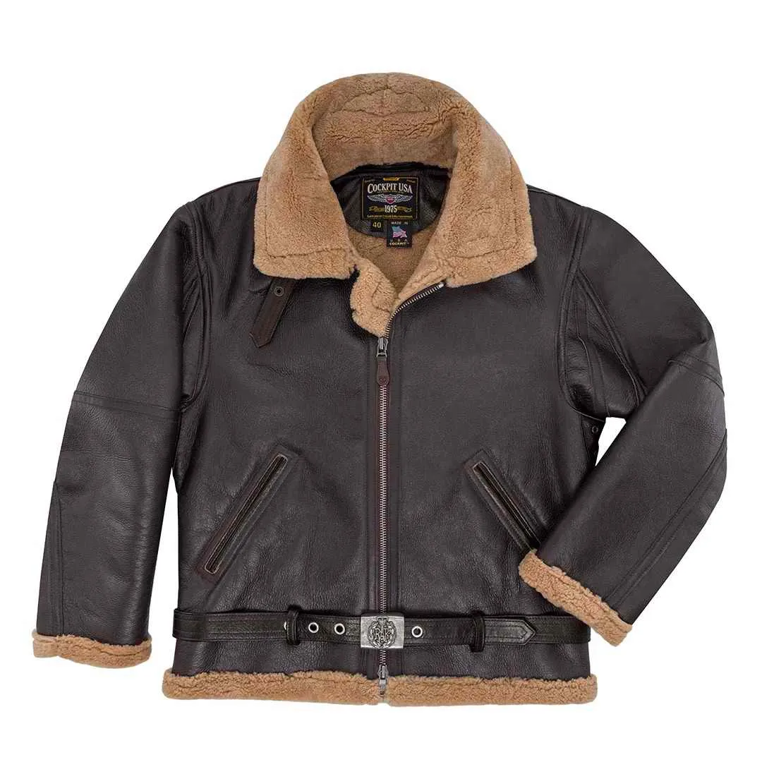 Blouson Bombardier de la ROYAL AIR FORCE R.A.F FIGHTER COCKPIT USA ex AVIREX Taille 40