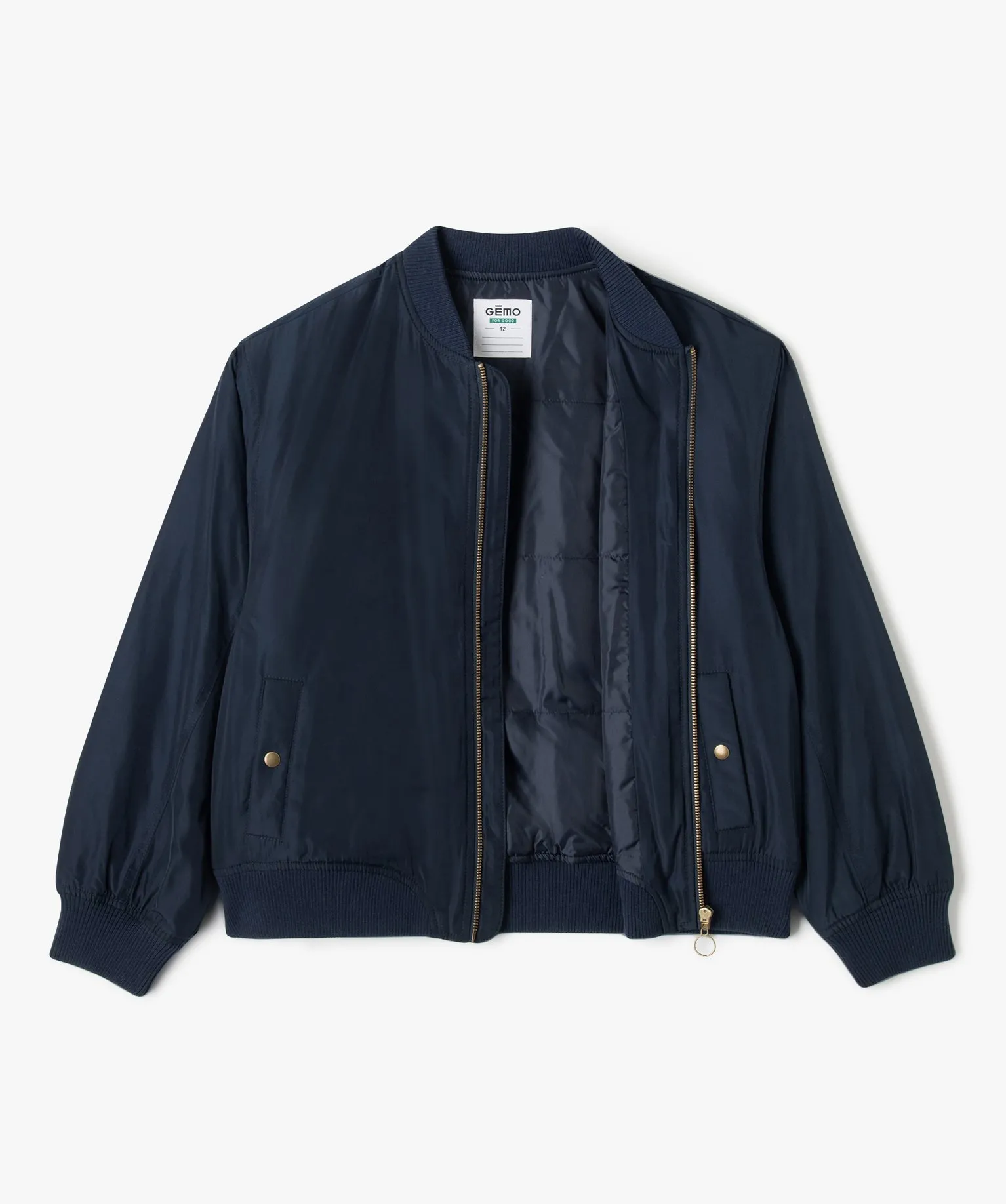 Blouson bomber léger déperlant garçon bleu fonce