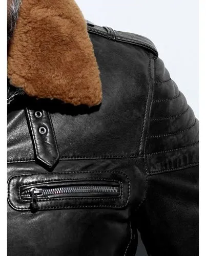 BLOUSON EN CUIR DAYTONA73 PIRATE LAMB ERMIS 