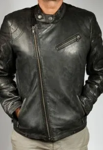 Blouson en cuir MINESOTA STARTER