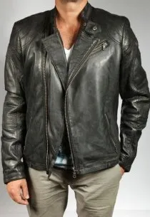 Blouson en cuir MINESOTA STARTER