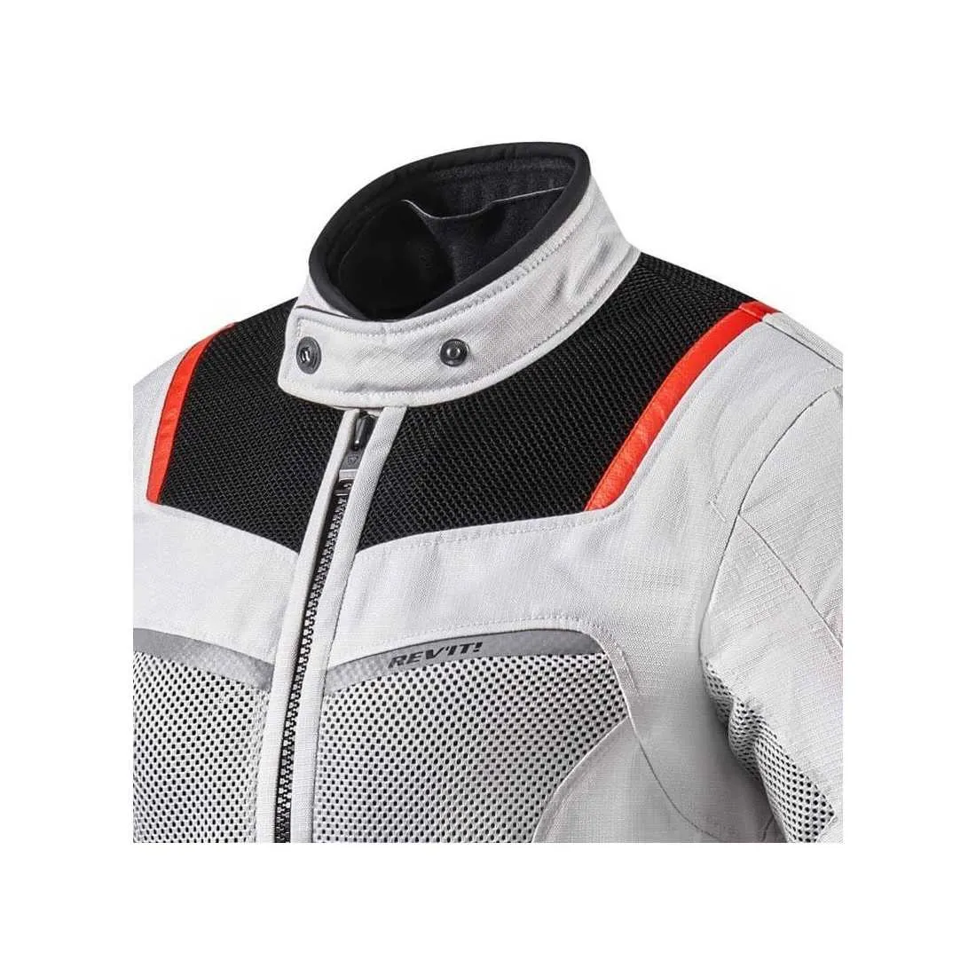 Blouson moto Rev it Tornado 3 femme argent noir