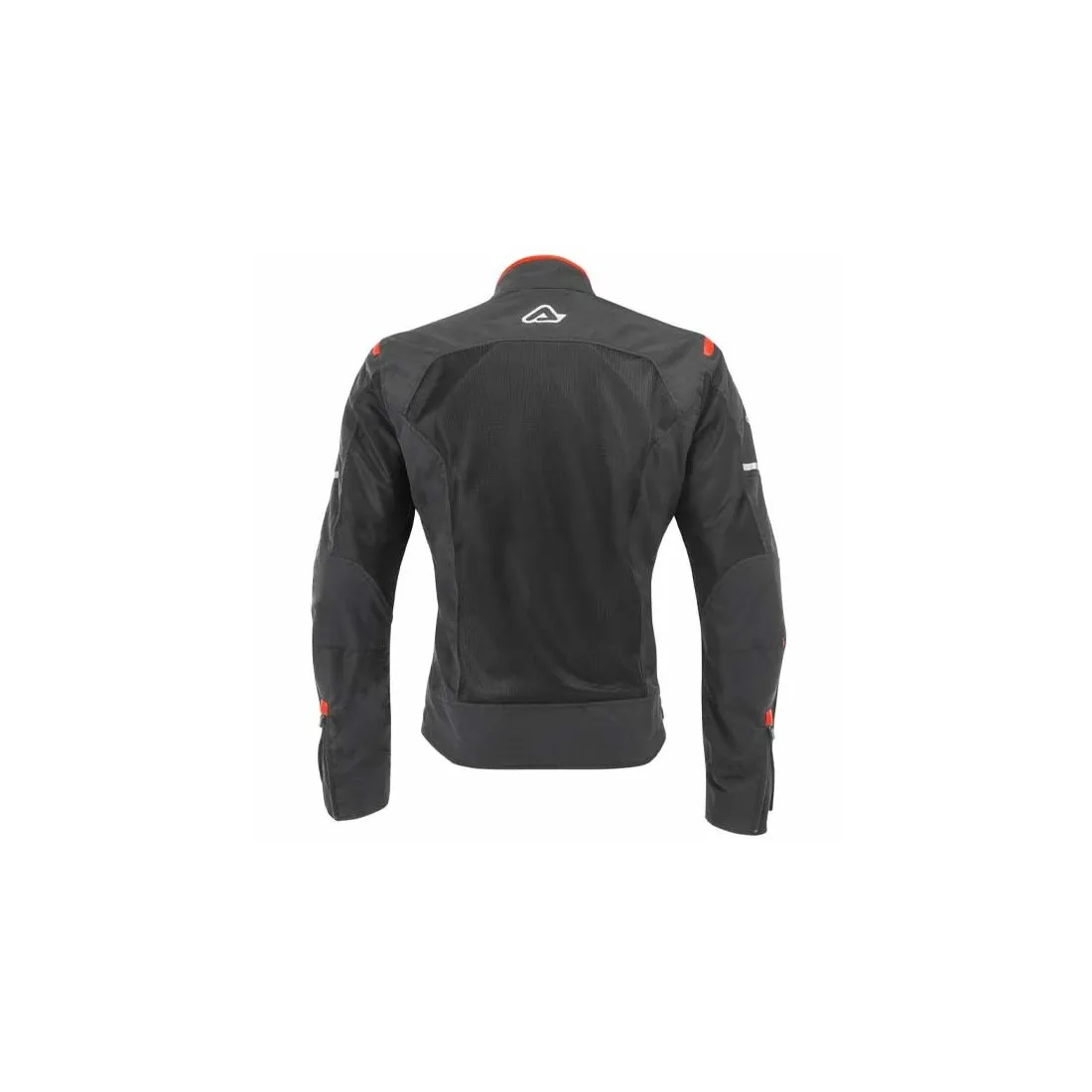 Blouson moto été Acerbis Ramsey Vented noir rouge