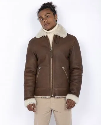 BLOUSON PEAU DE MOUTON LCB100 SCHOTT