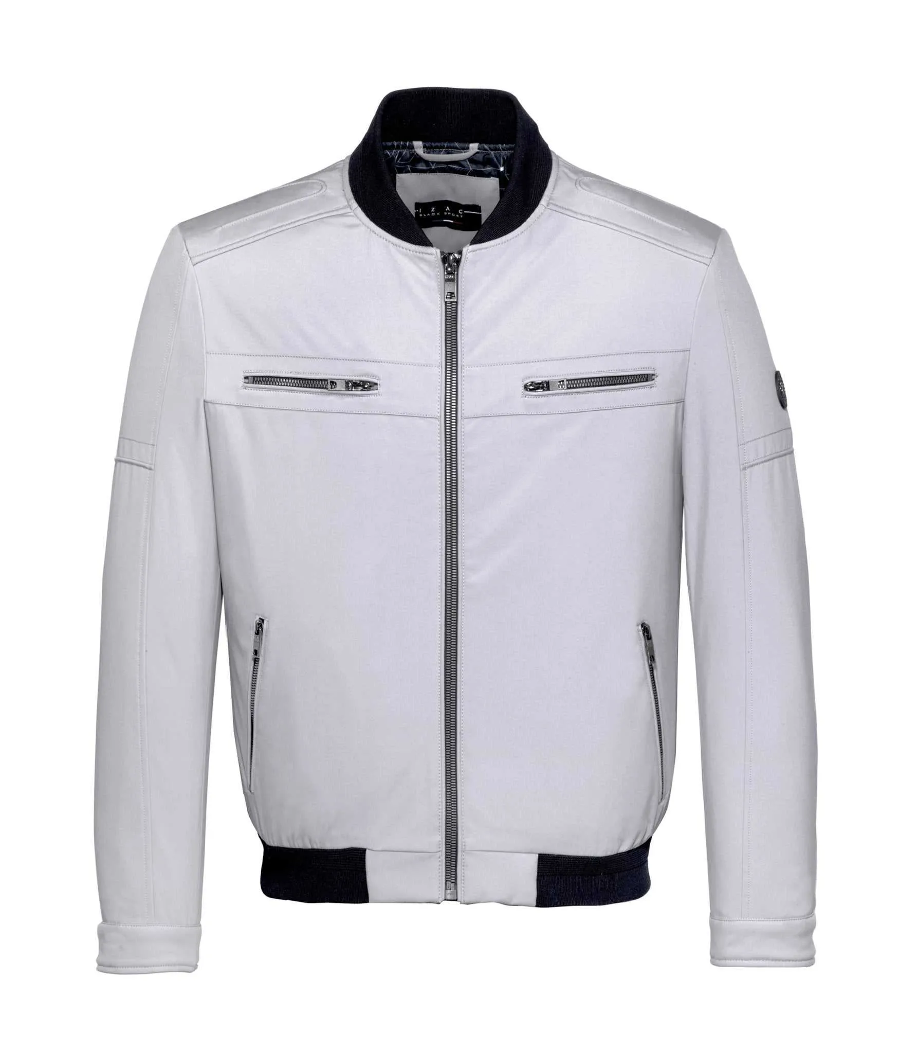Blouson teddy sport gris clair Timbre