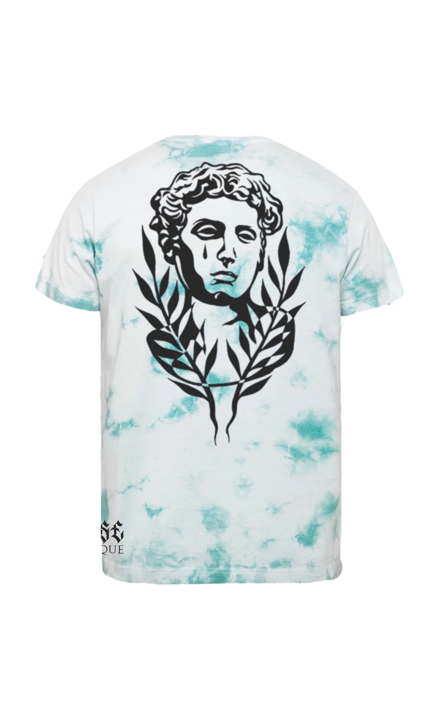 Bonjour. le tee shirt X Rose Antique Marbré Bleu