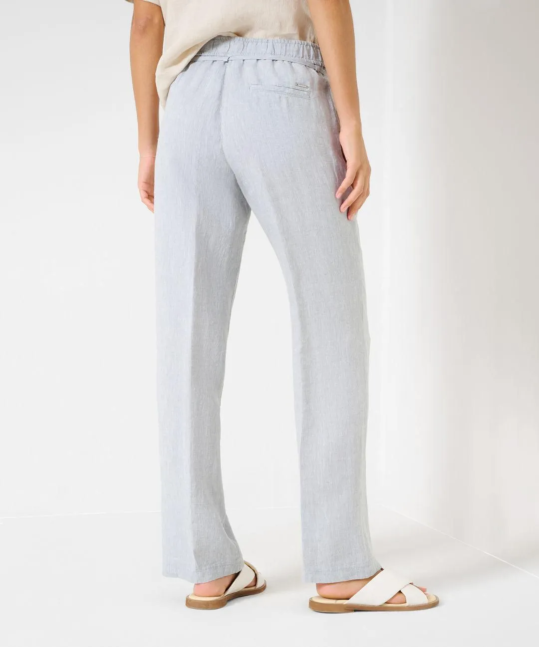 BRAX - Farina - Pantalon de Lin à jambes larges