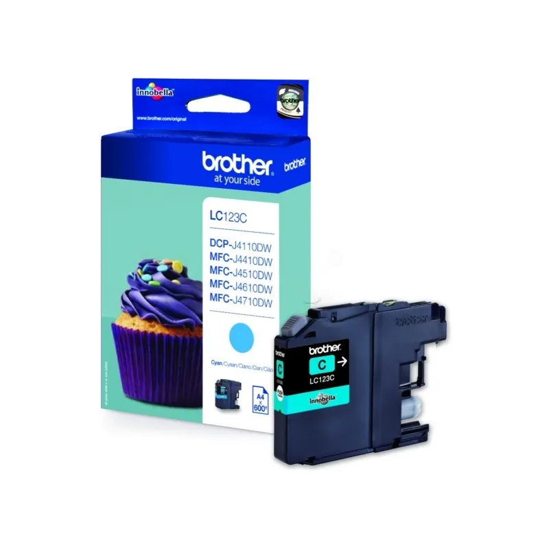 Brother LC-123C cartouche d'encre, cyan