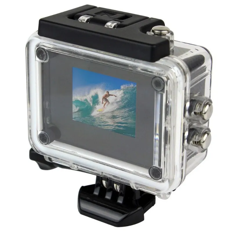 Caméra sport WiFi embarquée plongée 12MP Full HD 1080P Rose
