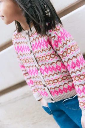 Cardigan - Lilou jacquard multicolore