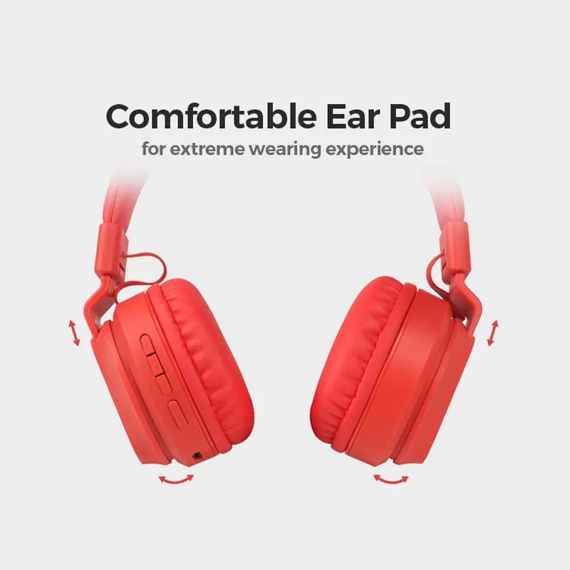 Casque Audio Sans Fil Bluetooth Enfant Et Adulte Rose