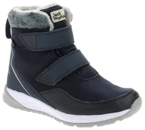 chaussures Jack Wolfskin Polar Wolf Texapore Mid VC - Dark Blue/Rose - girl´s