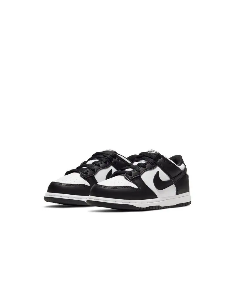 Chaussures Nike Dunk Low Blanc & Noir pour enfant