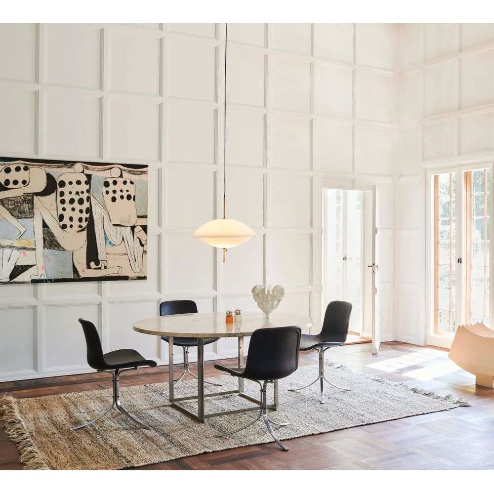 Clam Suspension Ø440 Opal/Brass - Fritz Hansen