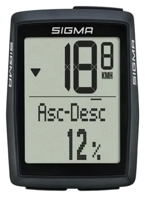 COMPTEUR VELO SANS FIL SIGMA BC  12.0 WL STS CAD 12 FCTS NOIR