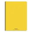 CONQUERANT C9 Cahier piqûre 17x22cm 48 pages 90g grands carreaux Seyès. Couverture polypropylène Jaune