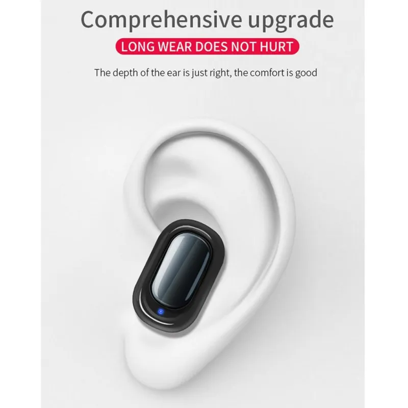 Ecouteurs Bluetooth HIFI Sport Sans Fil Rose Version 5.0
