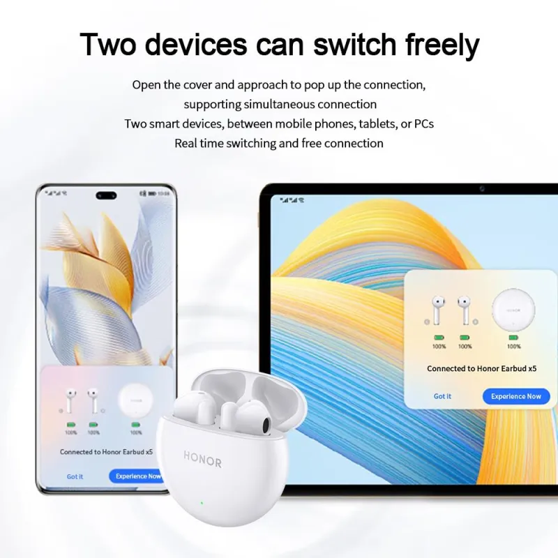 Ecouteurs Bluetooth Rose Réduction De Bruit Autonomie 27h