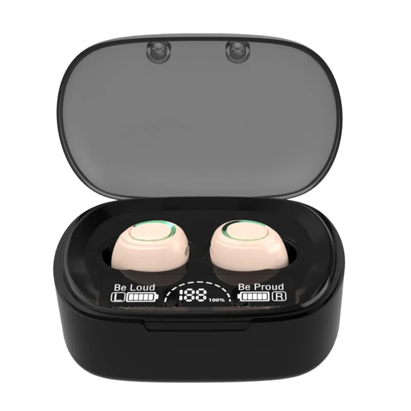 Ecouteurs Bluetooth Sans Fil Tactiles Étanches Rose