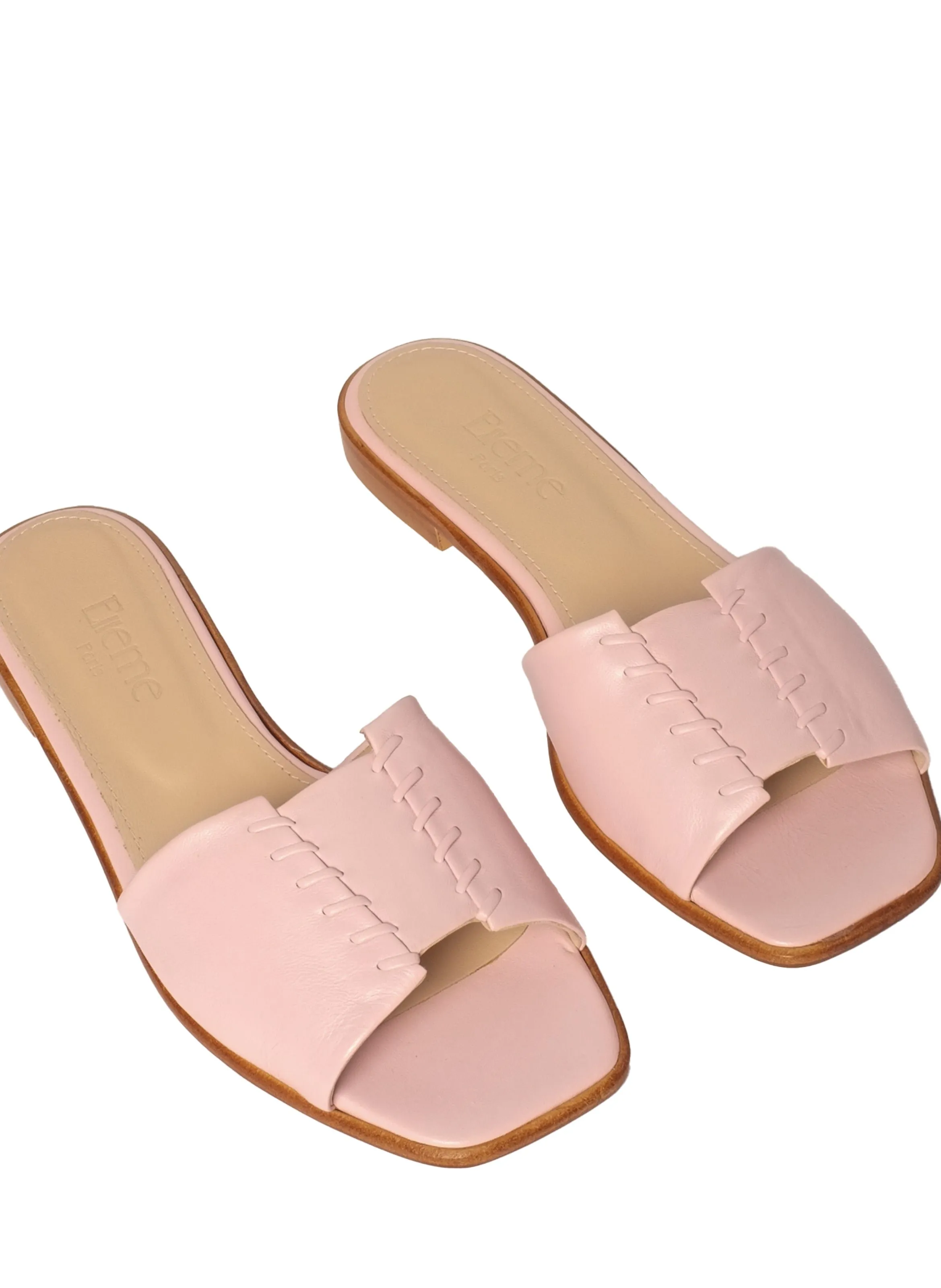 ELLEME  Sandales avec coutures apparentes - Rose