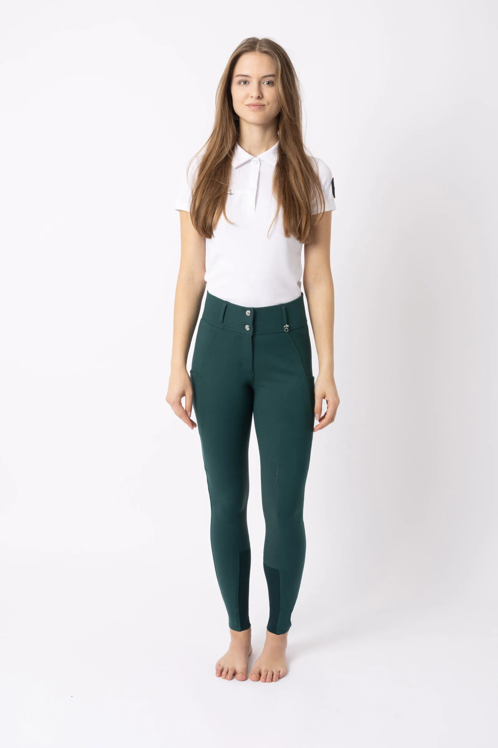 Horze Pantalon d'équitation Madeline avec grip intégral pour femmes