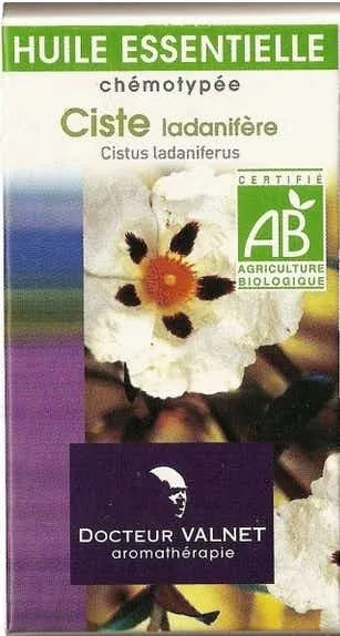 Huile essentielle ciste ladanifère bio, 5ml | Docteur valnet  - Parapharmacie Boticinal