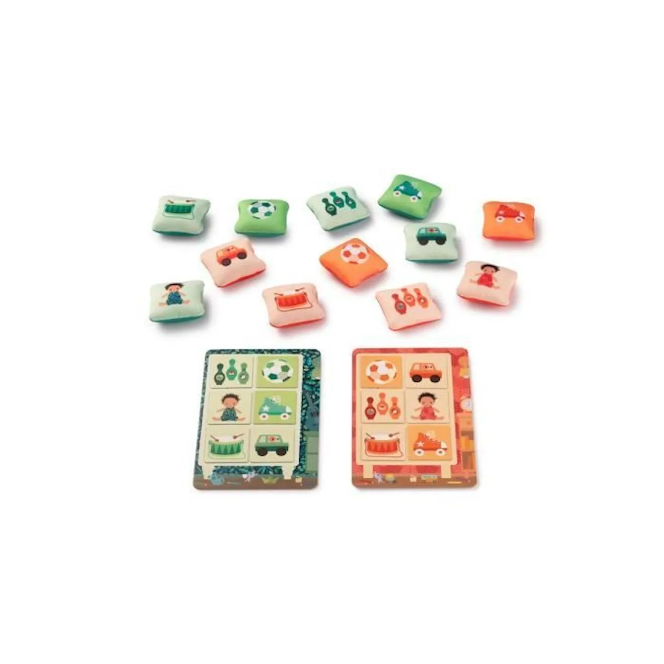 Jeu de société - LILLIPUTIENS - Tidy up - Orange - Enfant - 1 joueur ou plus orange - Lilliputiens
