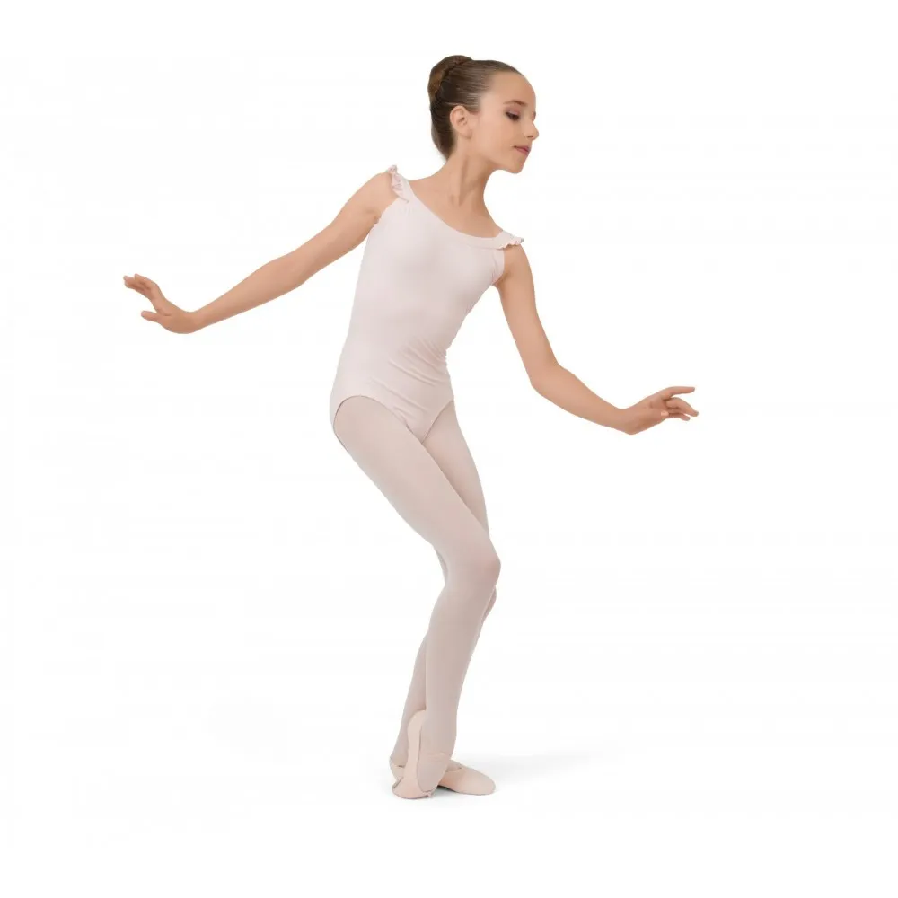 Justaucorps fines bretelles élastiques avec volants Repetto DE632 - FAME La Maison De La Danse