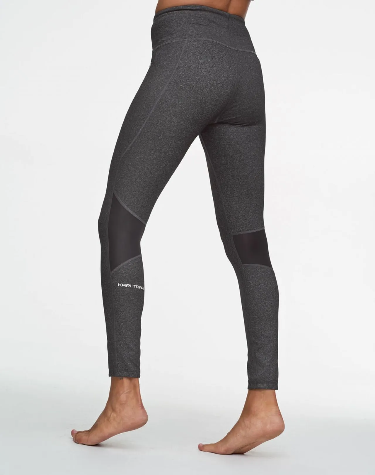 KARI TRAA JULIE HIGH WAIST TIGHT BLACK Collant running femme