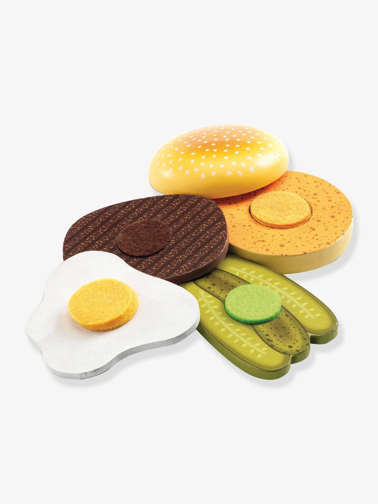 Kelly & Johnny dinette burgers DJECO orange - Djeco
