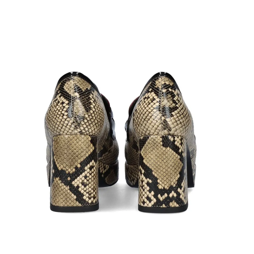 MOCASSÍN EXÉ MARION-821 SERPENT BEIGE