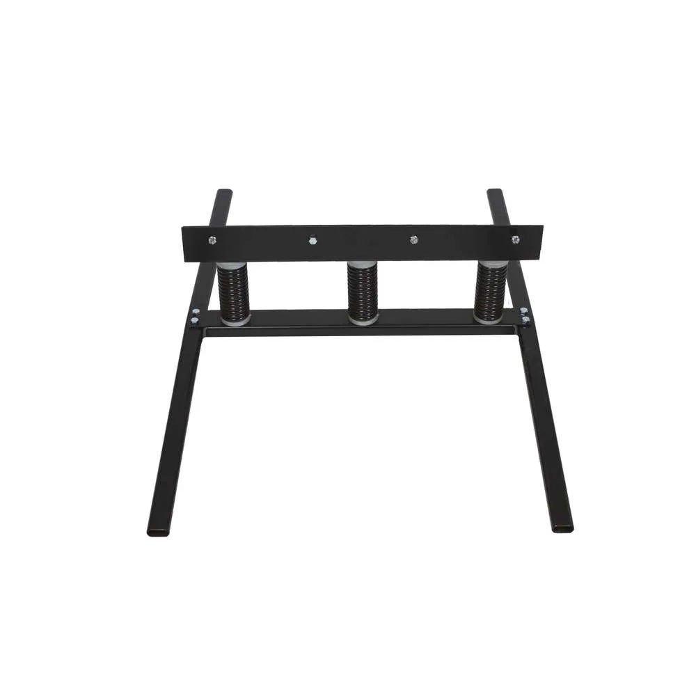 Panneau trottoir grand vent sur 3 ressorts cadre violet - Fabrication FR