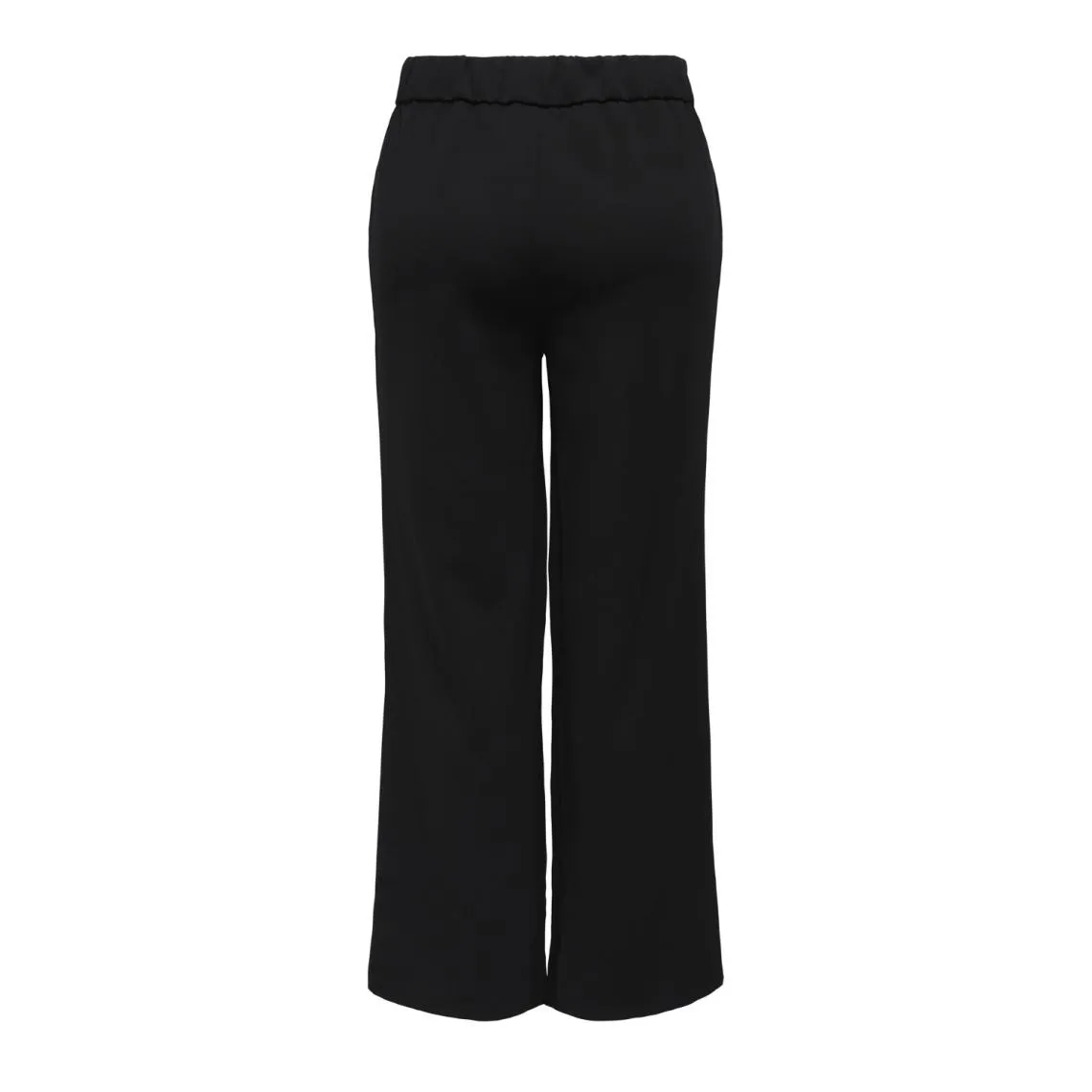 Pantalon à jambe large fermeture par bouton noir Nina | 3 Suisses