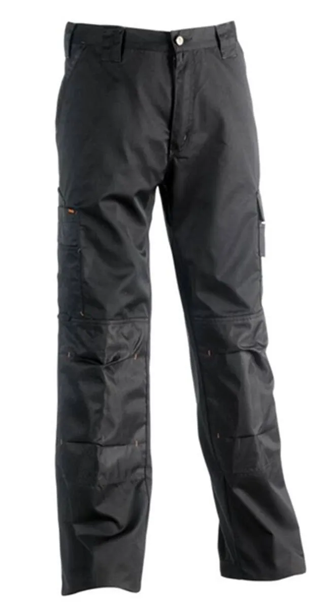 Pantalon de travail multipoches et renforts - Homme - HK002 - noir 