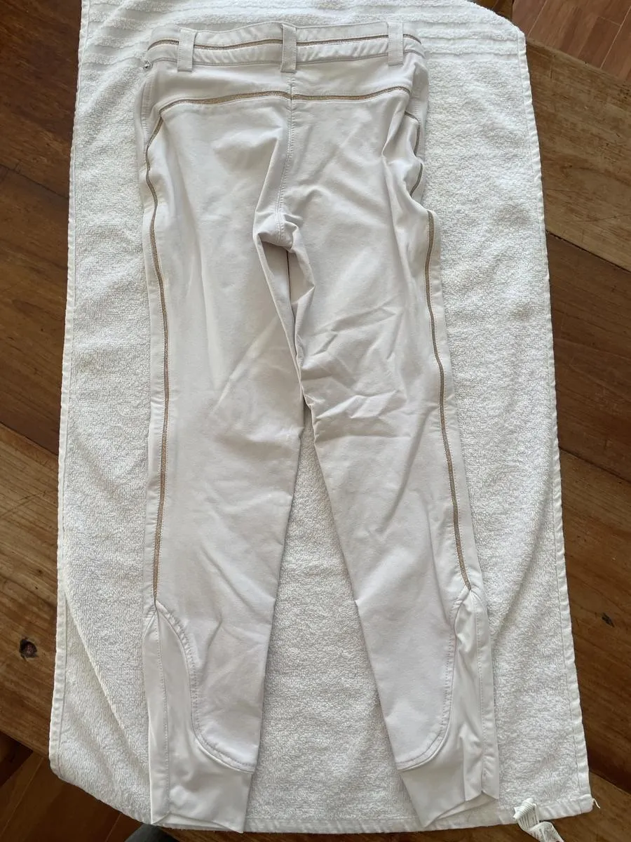 Pantalon d’équitation blanc Pénélope modèle Streety 12 ans