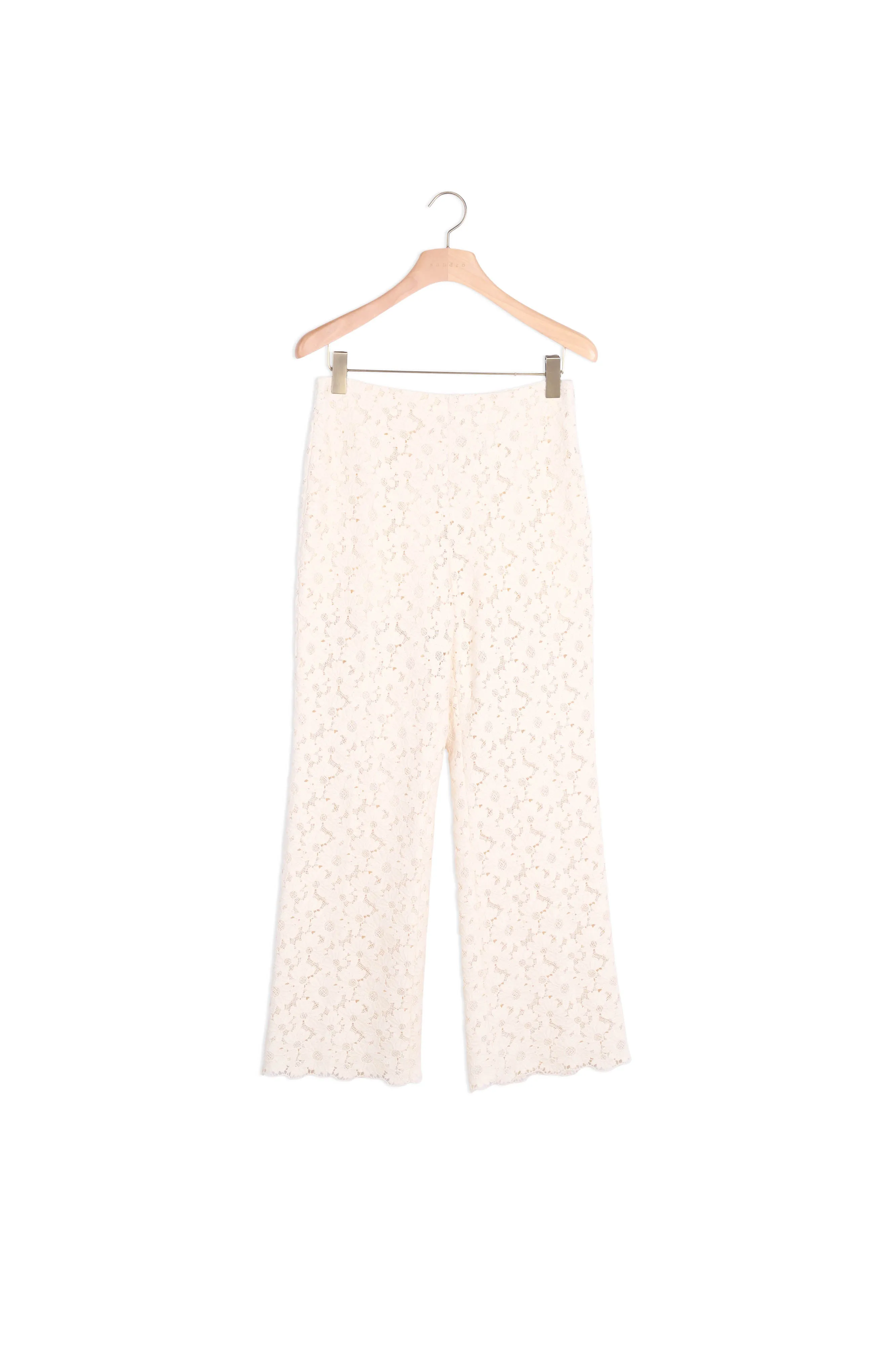 Pantalon en guipure marguerite