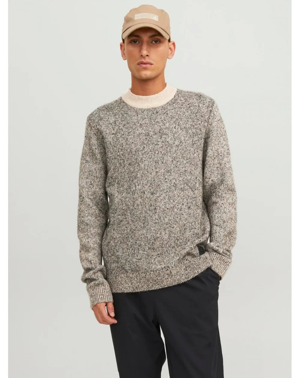 Pull col rond SPACE Jack and Jones