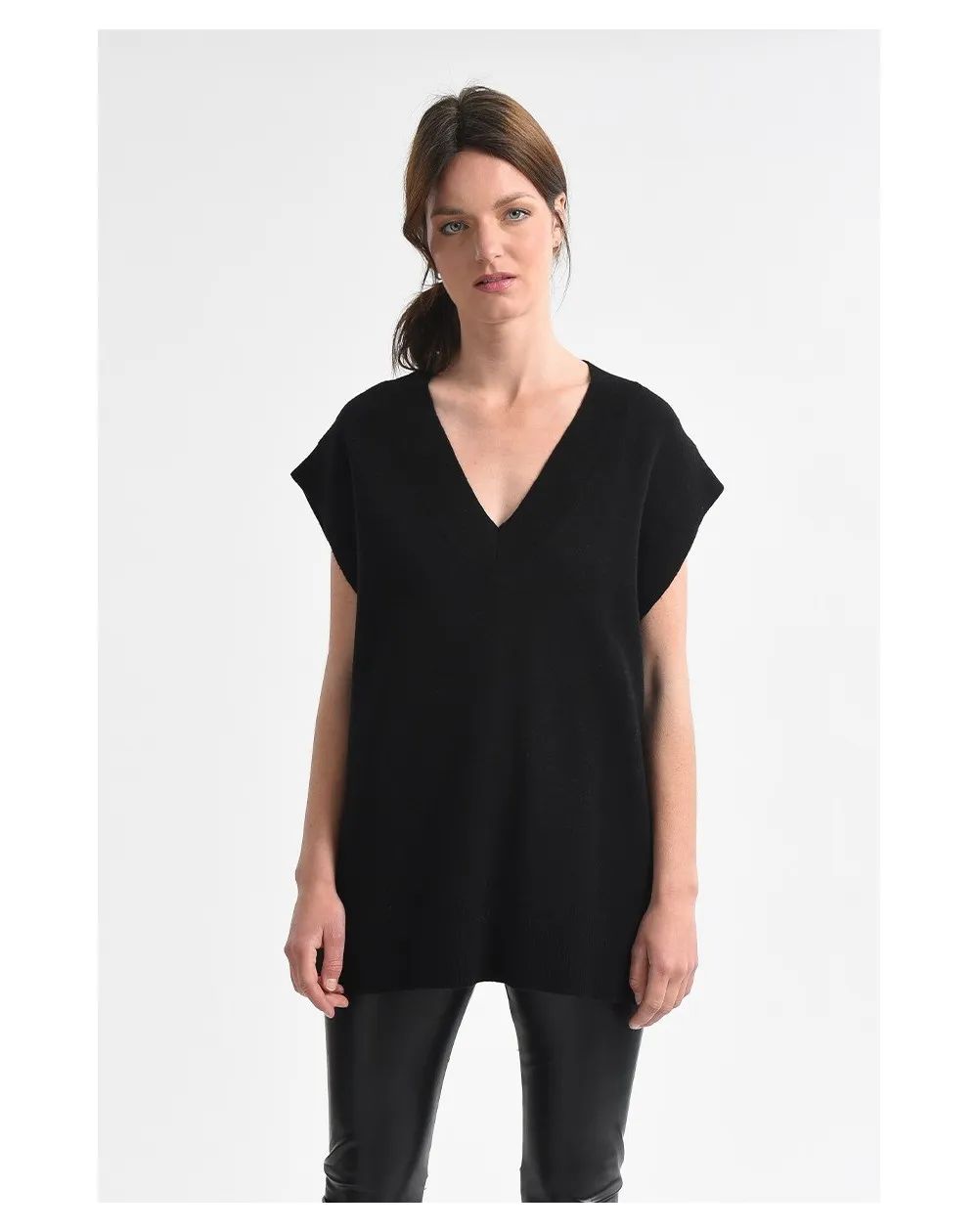 Pull maille fine sans manches MOLLY BRACKEN