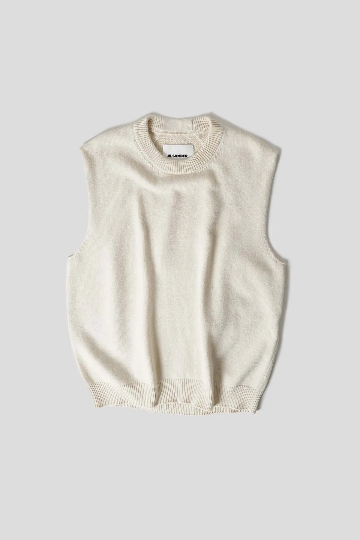 PULL SANS MANCHES BLANC NATUREL