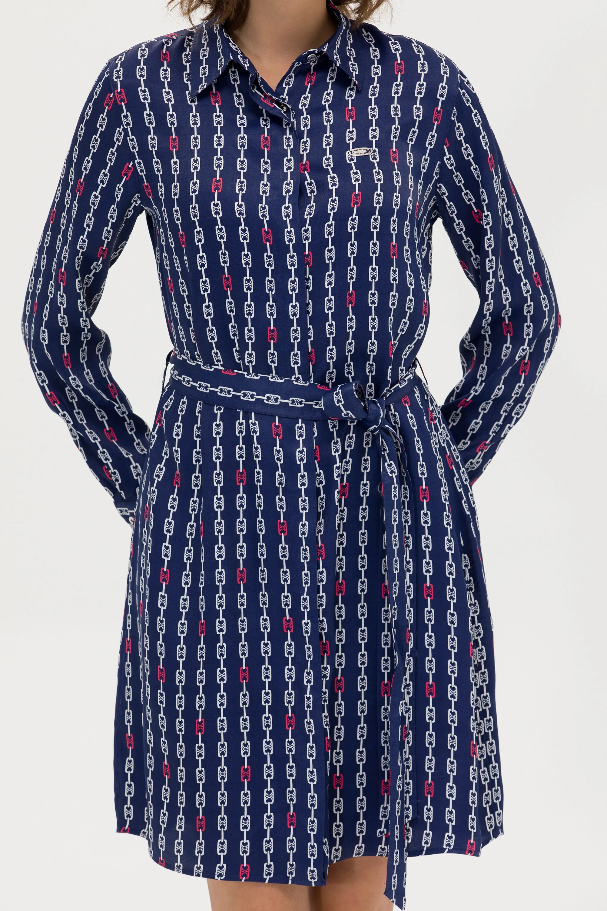ROBE CARIS bleu marine -1646344VR033