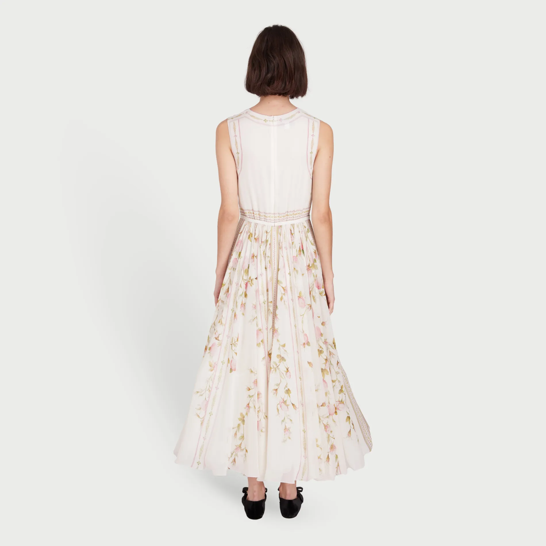 Robe longuette en soie Papier Peint