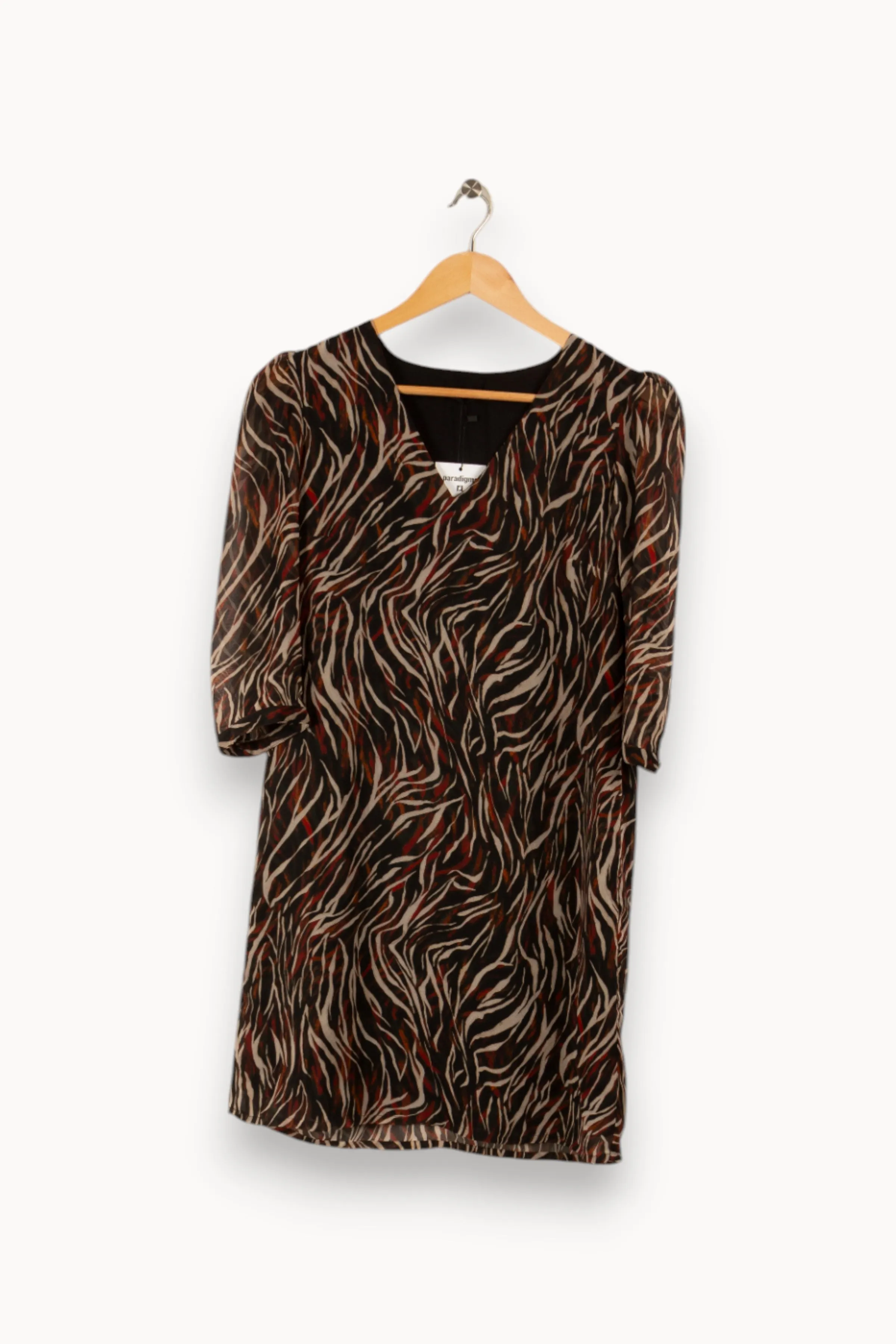 Robe multicolore zébrée - Taille S/36