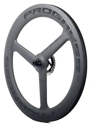 Roue Avant Progress A-7F Disc 3-Bâtons Noir | 12x100mm | Center Lock