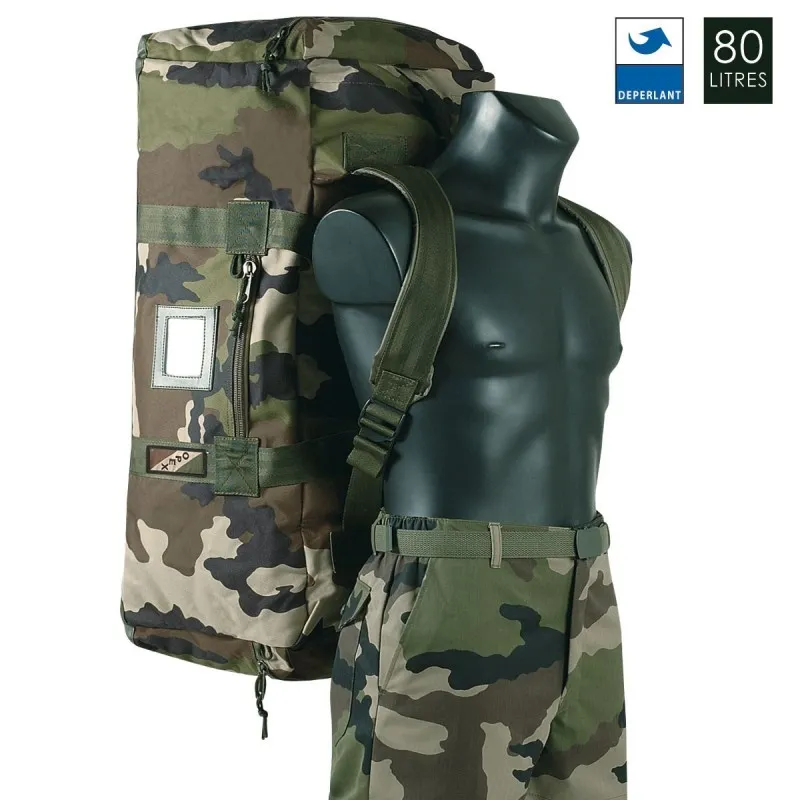 Sac militaire commando OPEX, camouflage - bleu - noir